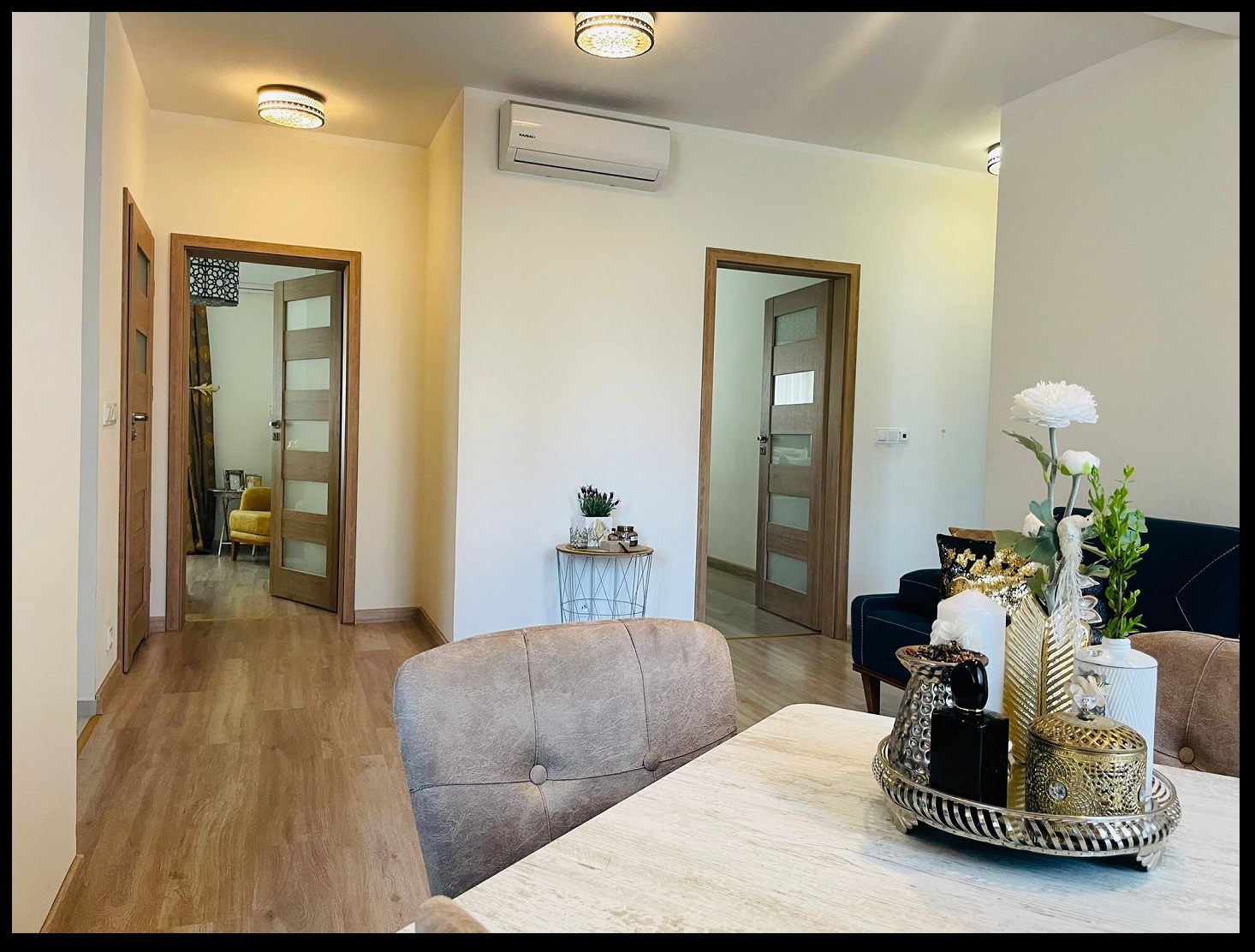 salon - mieszkanie w stylu tureckim