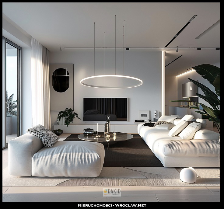 salon - styl skandynawski